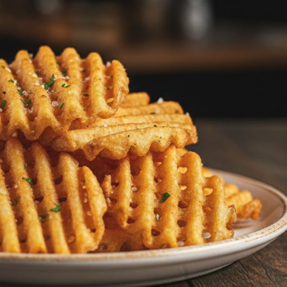 Side Waffle Fries.