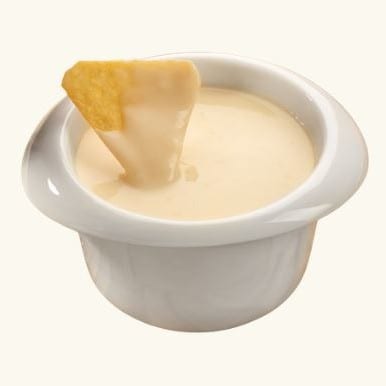 Cheese Dip and chips.