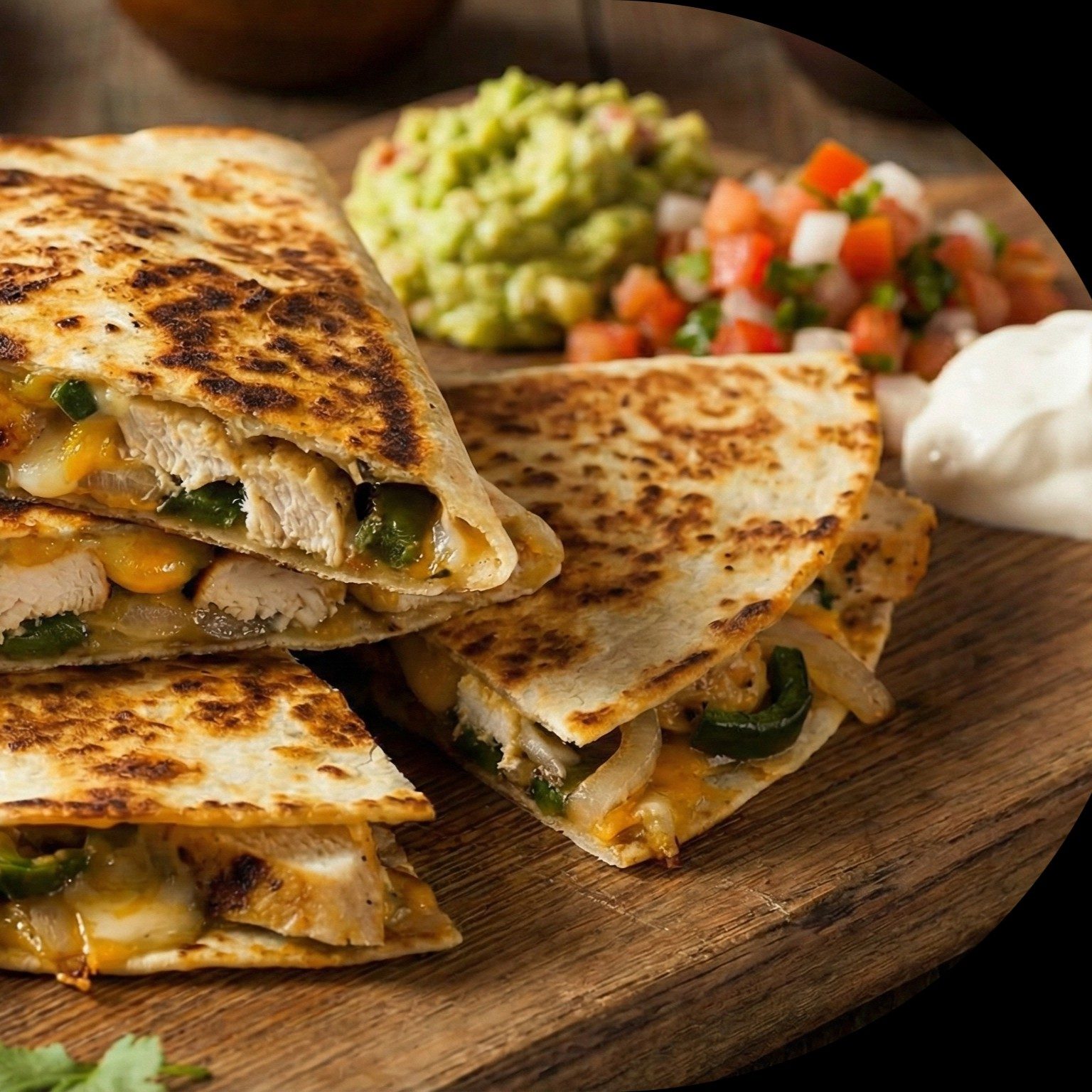 Quesadillas.