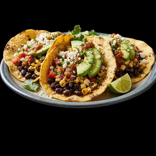 Veggies & Cheese Tacos.