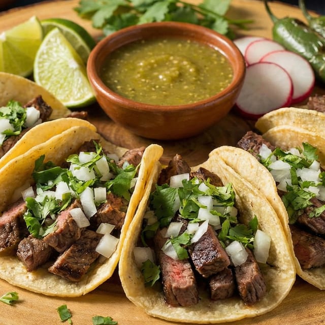 Tacos Mexican Style.
