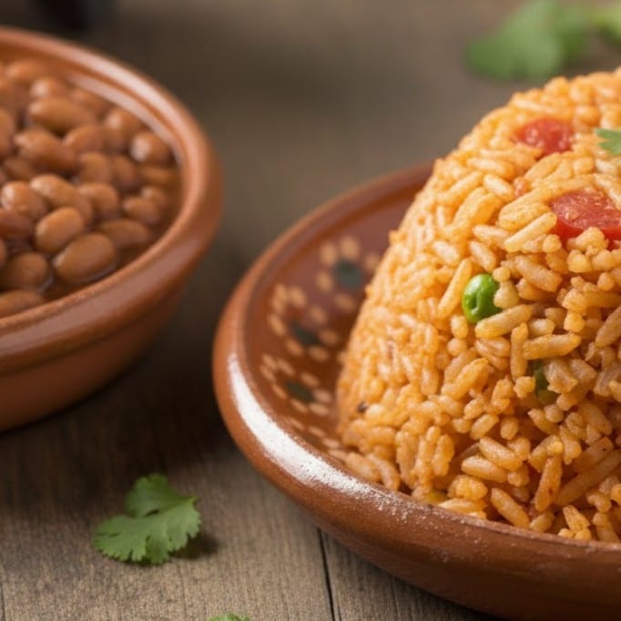 Side Rice and Beans.